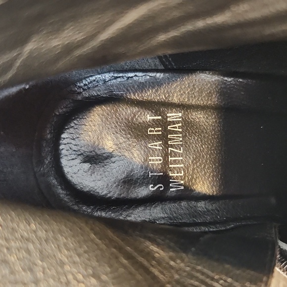 Stuart Weitzman Black Suede Booties With Tassles Size 7.5 - Picture 7 of 12